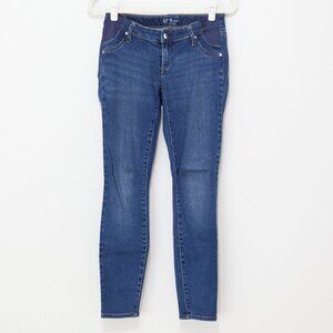Gap Maternity Women's True Skinny Blue Denim Jeans Size 26 R